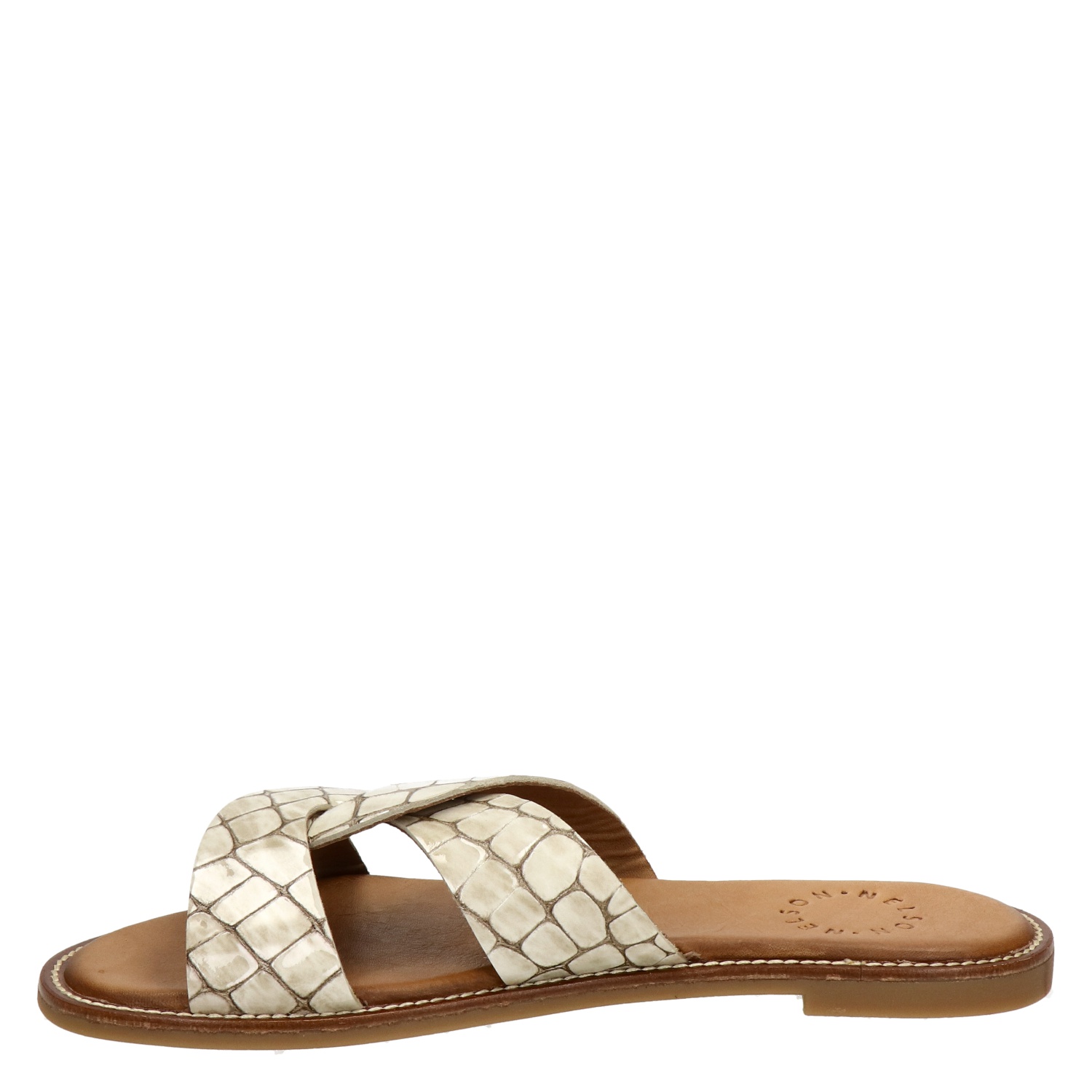 Nelson - Slippers voor dames - Beige - Nelson.nl