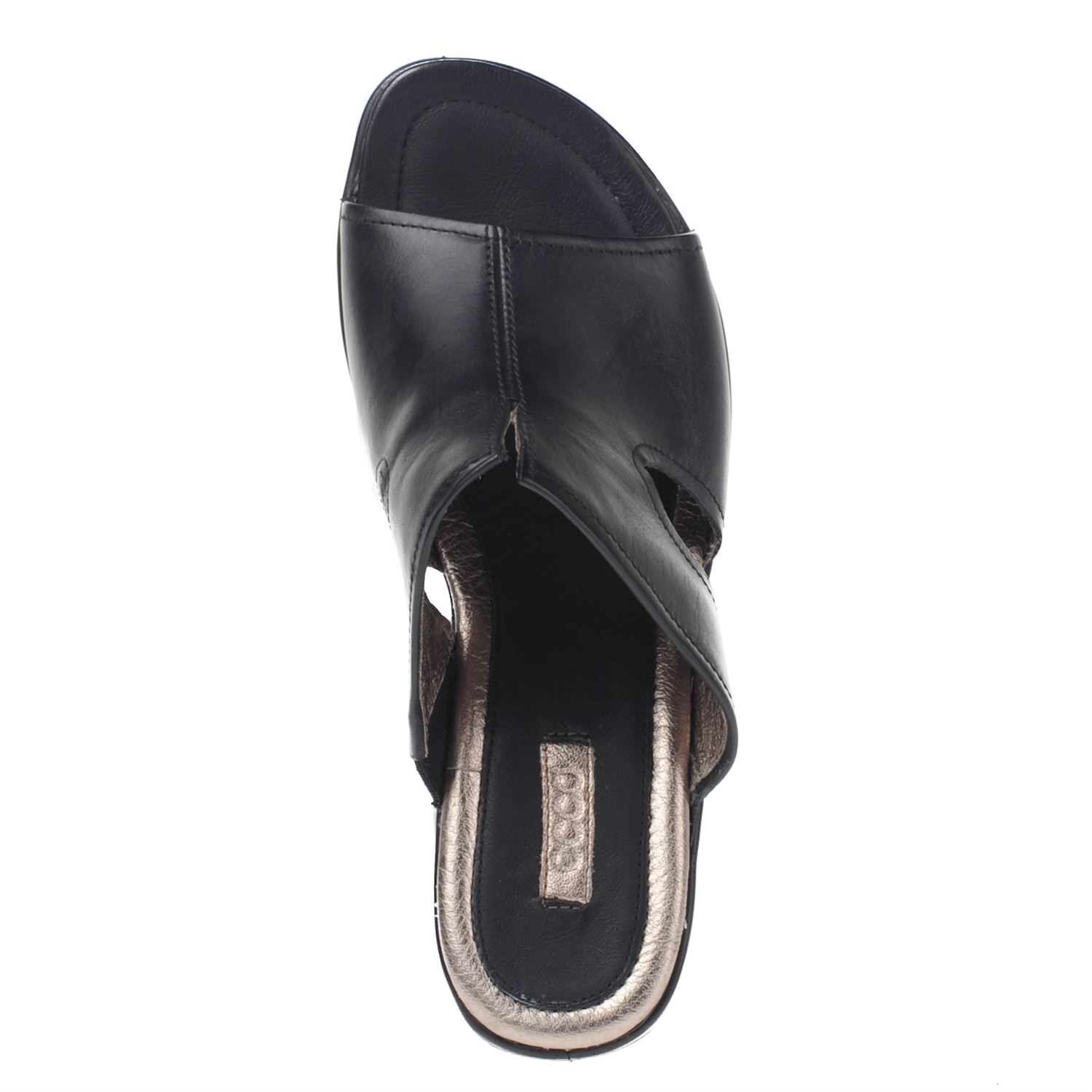 Ecco dames slippers zwart