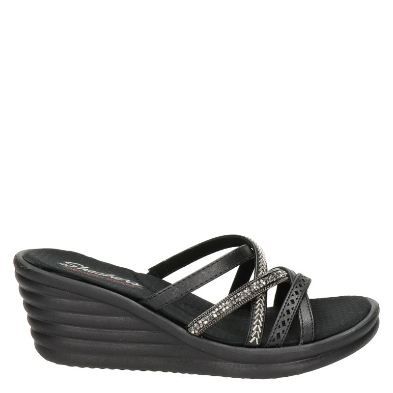 Skechers Cali Rumblers Wave New Lassie Slippers Zwart skechers kopen in de aanbieding Skechers Cali Rumblers Wave New Lassie Slippers Zwart skechers kopen in de aanbieding