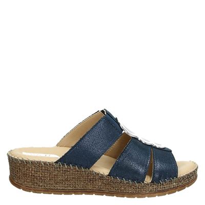 Jenny Slippers Blauw jenny kopen in de aanbieding