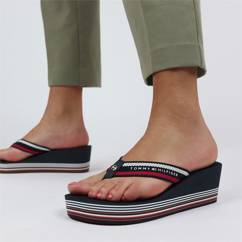 Tommy Hilfiger Sport - Slippers - Blauw