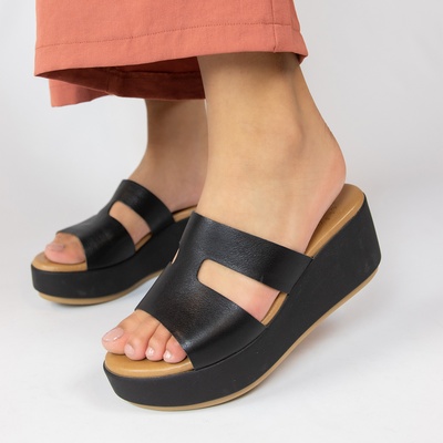 Nelson - Slippers - Zwart