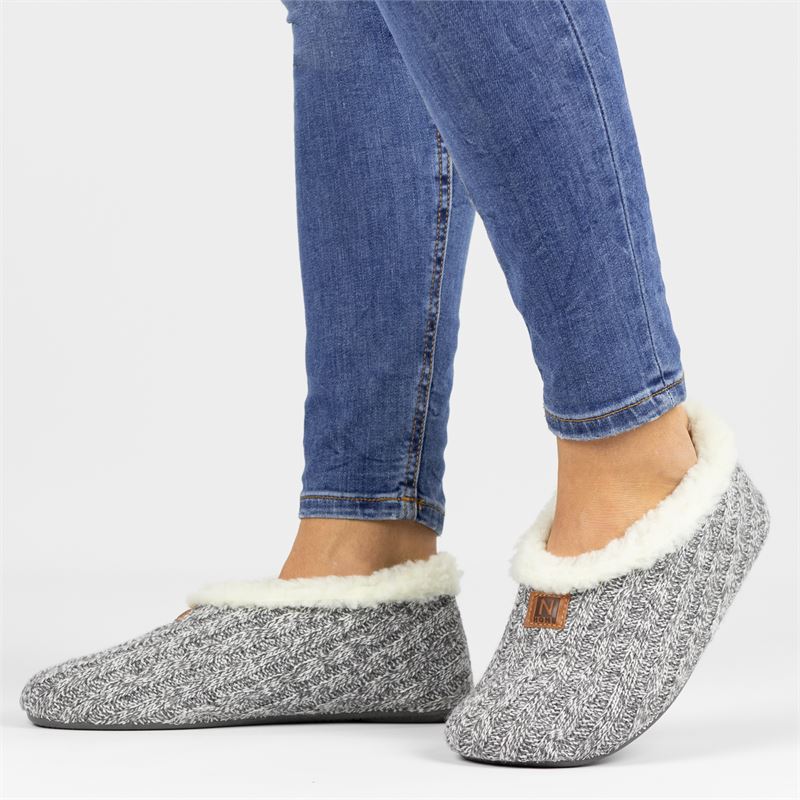 Nelson Home - Pantoffels voor dames - Grijs - Nelson.nl