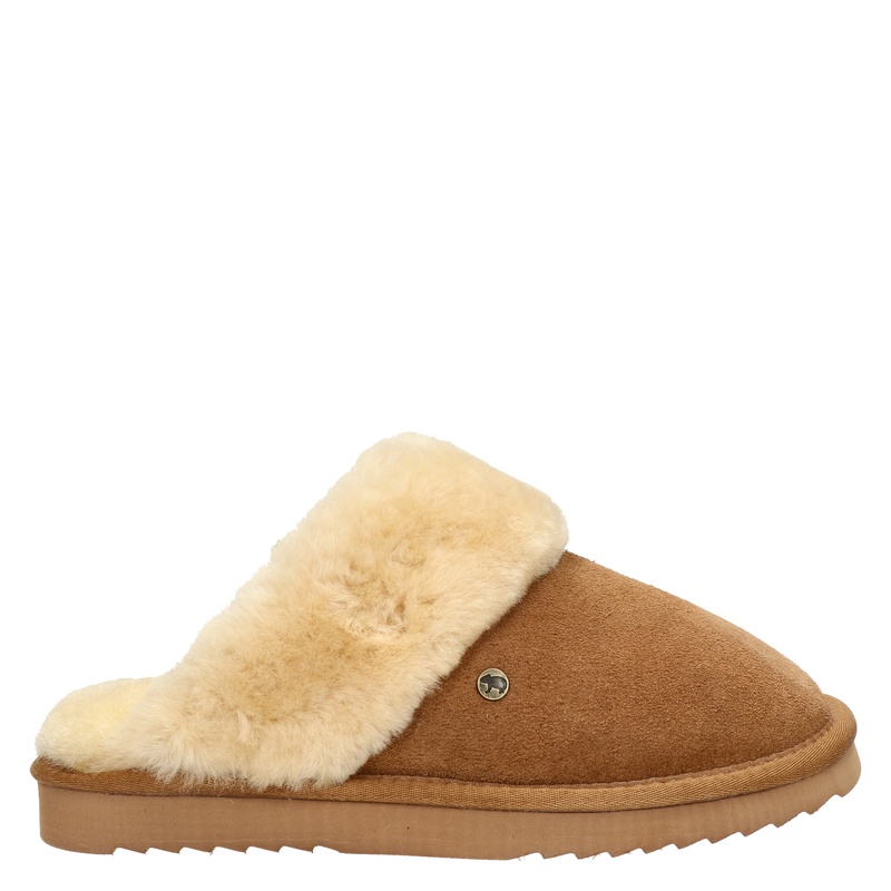 Warmbat Australia Flurry - Pantoffels - Cognac