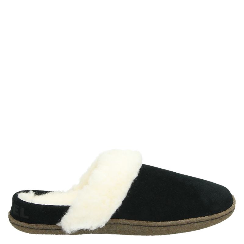 Sorel Nakiska Slide Pantoffels Zwart sorel kopen in de aanbieding
