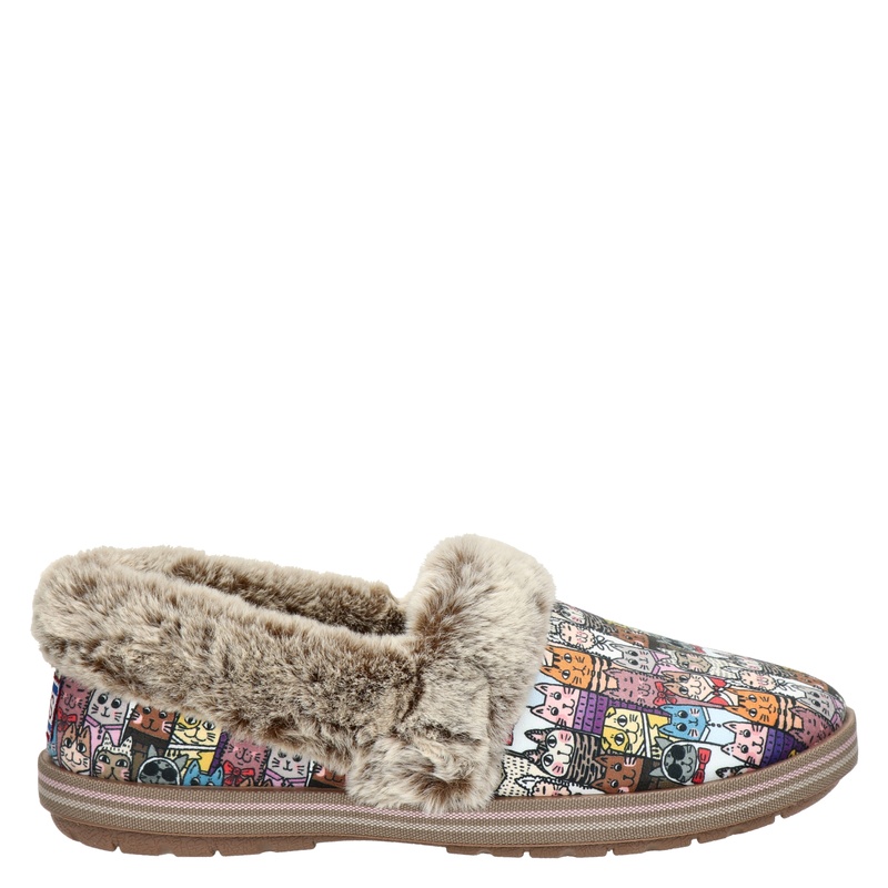 Bobs from Skechers pantoffels met all over print bruin
