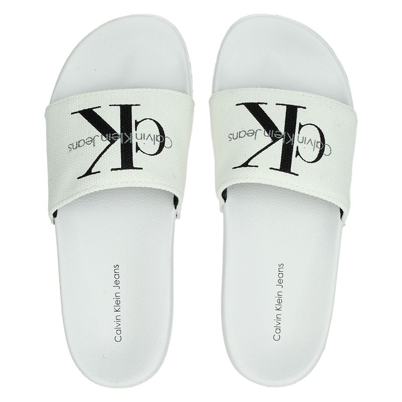 Calvin Klein Chantal - Badslippers - Wit