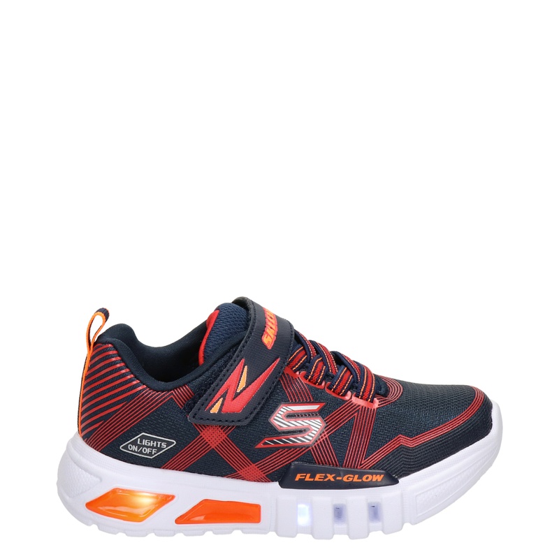 Skechers S Lights Klittenbandschoenen Blauw skechers kopen in de aanbieding
