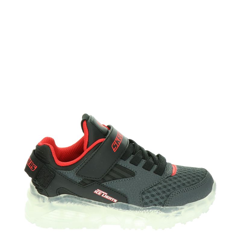 Skechers Ice Lights - Klittenbandschoenen - Zwart