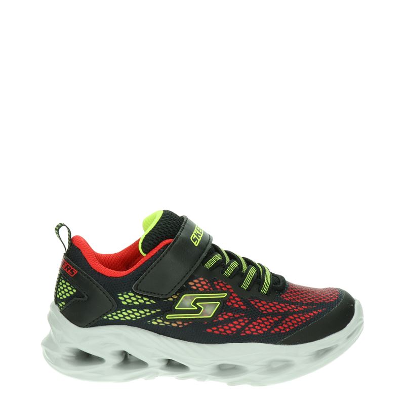 Skechers S-Lights - Klittenbandschoenen - Zwart