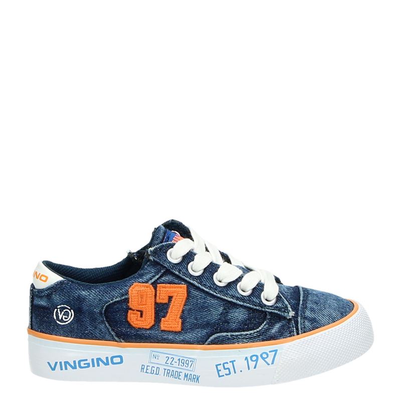 Vingino Lage Sneakers Blauw vingino kopen in de aanbieding