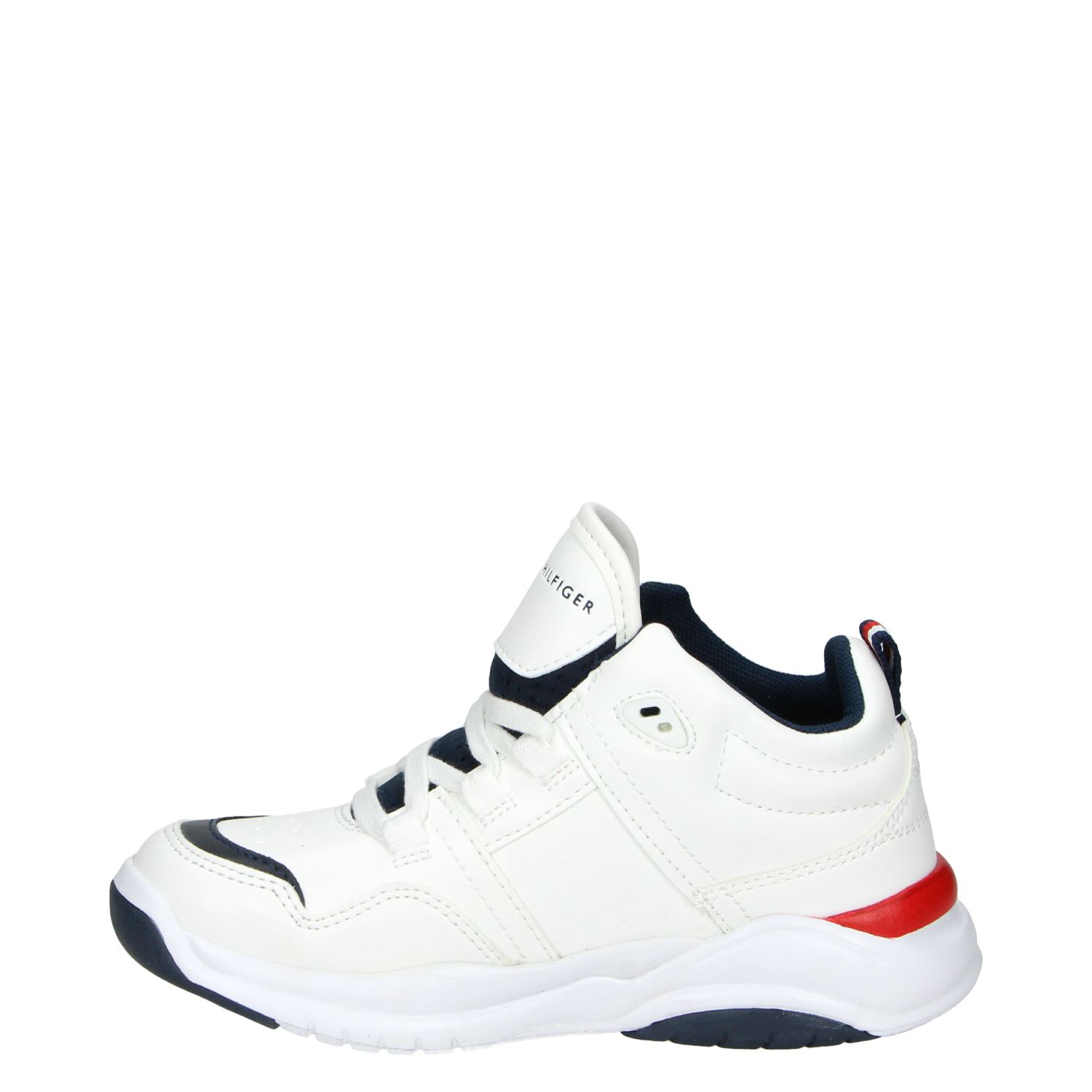 Tommy Hilfiger - Hoge sneakers voor jongens - Wit - Nelson.nl