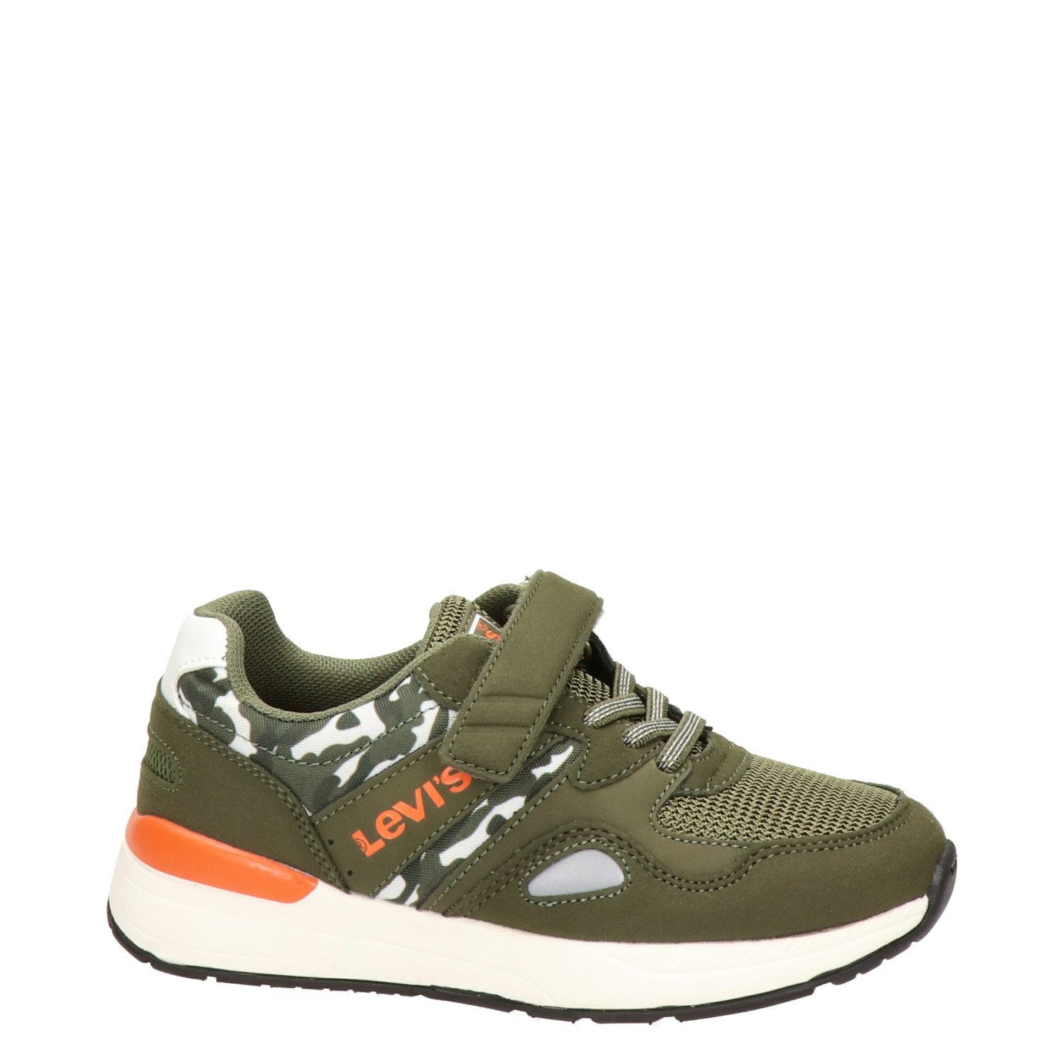 Levi's Boston - Lage sneakers voor jongens - Groen - Nelson.nl