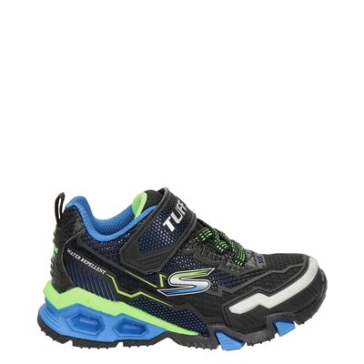 Skechers S-Lights - Klittenbandschoenen - Zwart