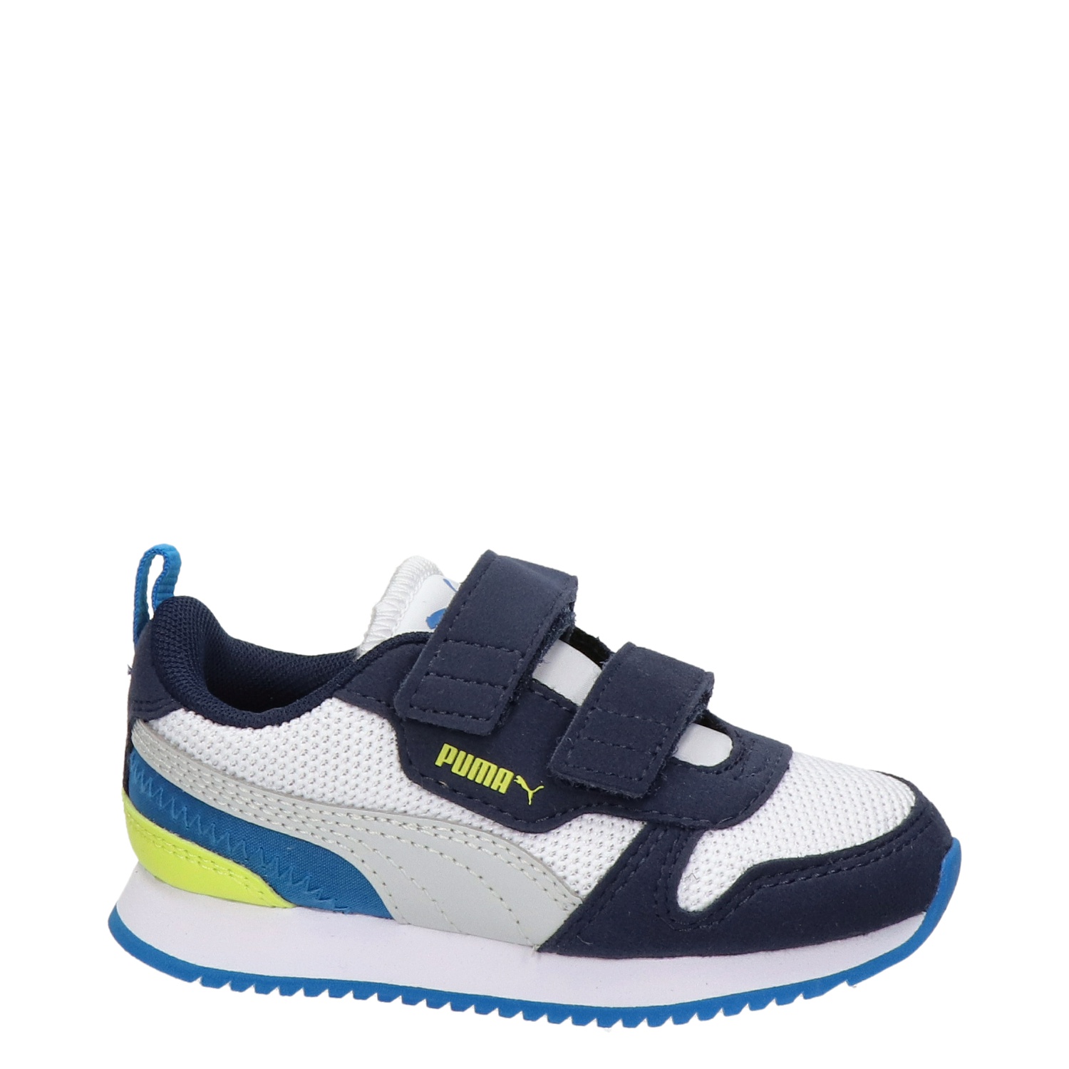 Puma R78 - Klittenbandschoenen voor jongens - Wit - Nelson.nl