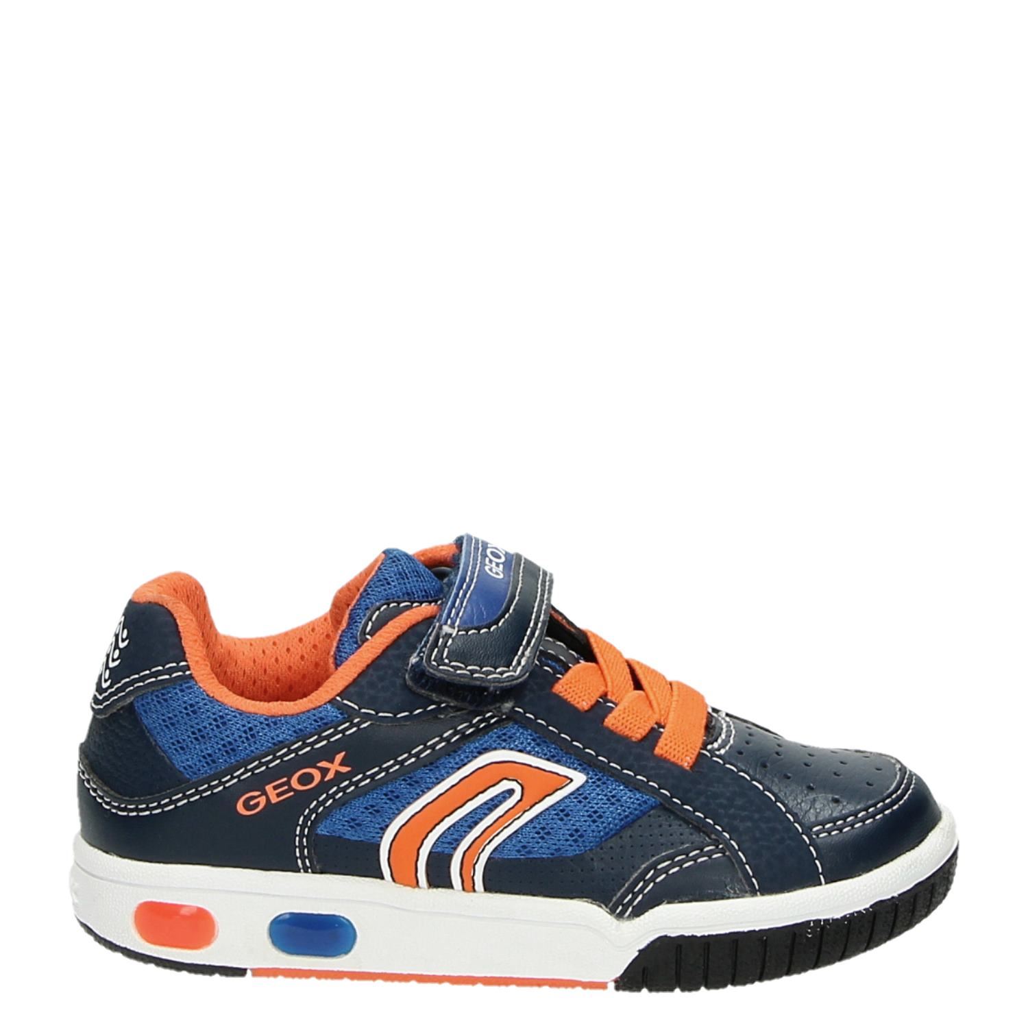 Geox jongens lage sneakers blauw