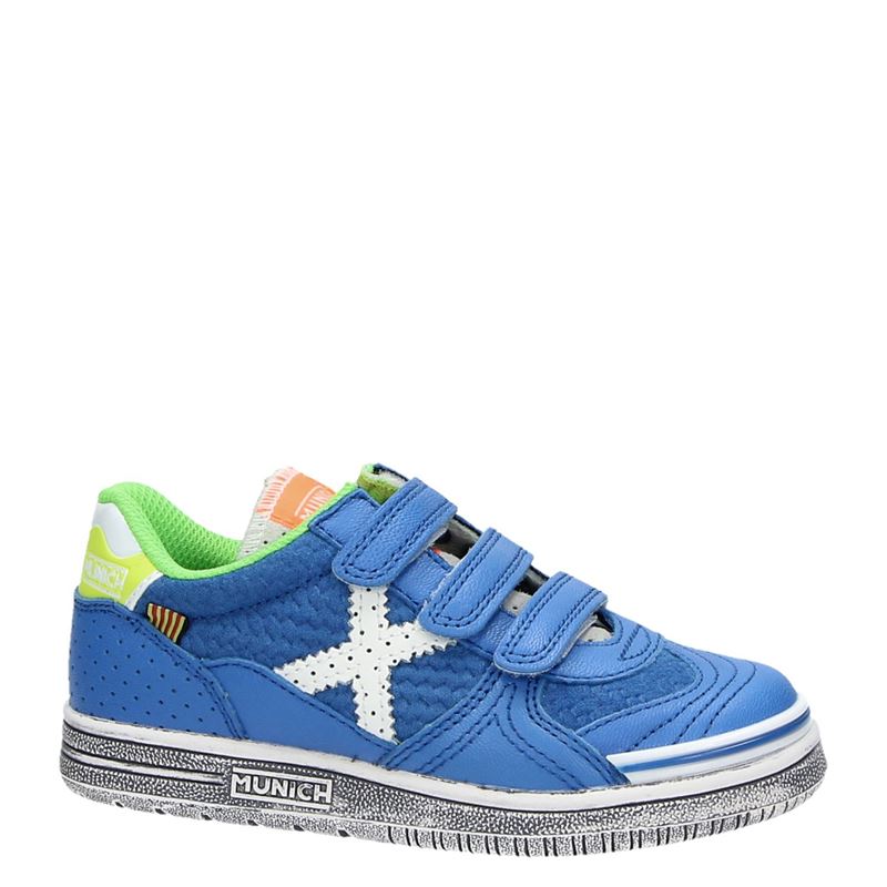 Munich - Lage sneakers voor jongens - Blauw - Shoemixx.nl