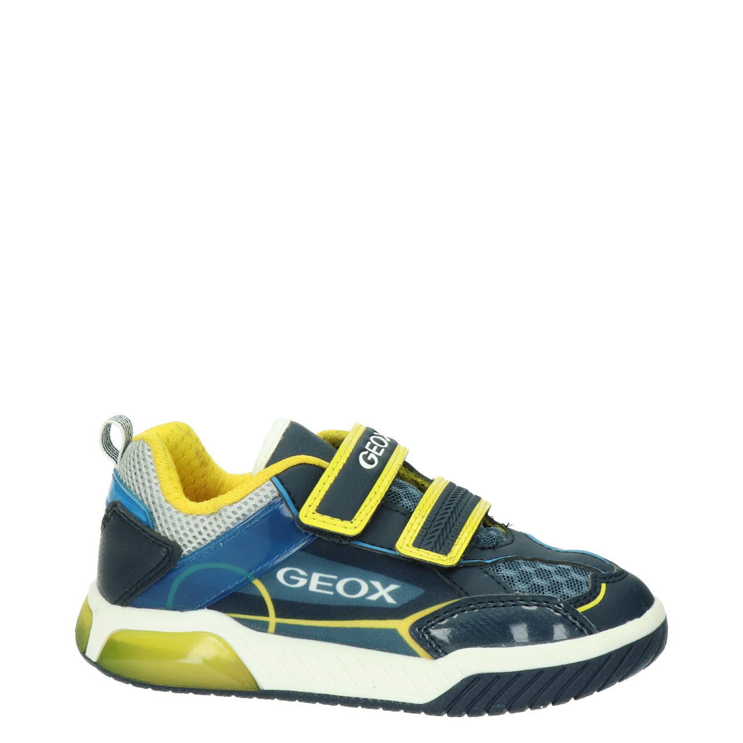 Geox Inek - Lage sneakers voor jongens - Blauw - Nelson.nl