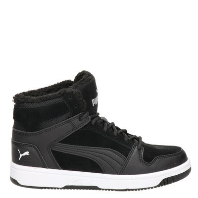 Puma Lay Up JR - Hoge sneakers - Zwart