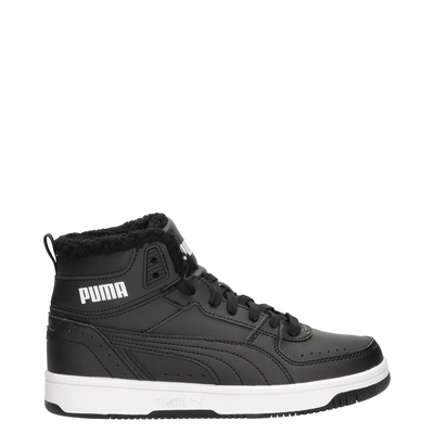 Puma Rebound Joy Fur - Hoge sneakers - Zwart