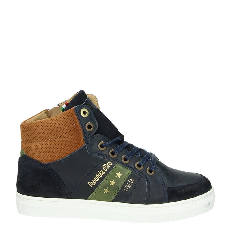 Pantofola Doro Hoge Sneakers Blauw pantofola doro kopen in de aanbieding