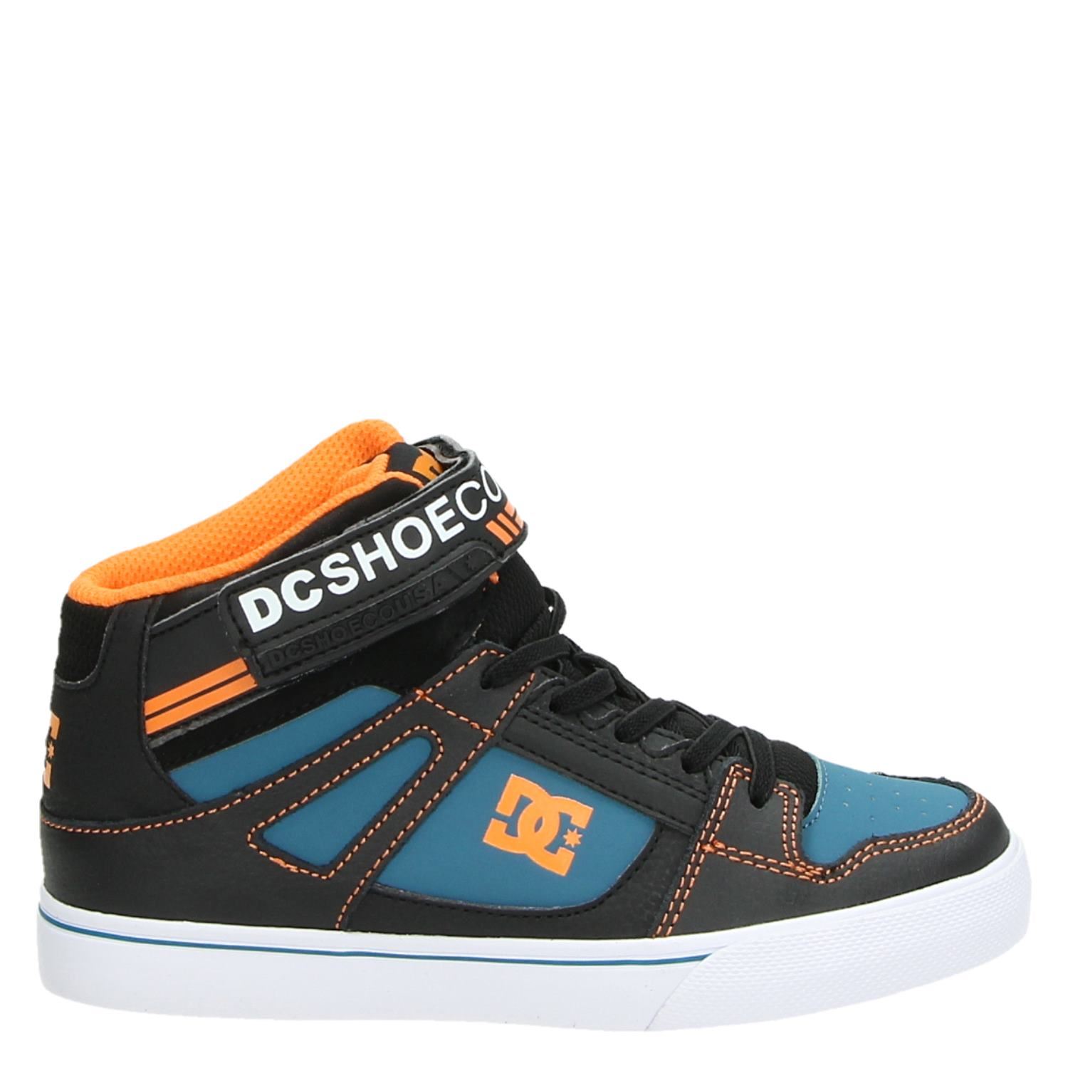 DC Pure High Top - Hoge sneakers voor jongens - Zwart - Nelson.nl
