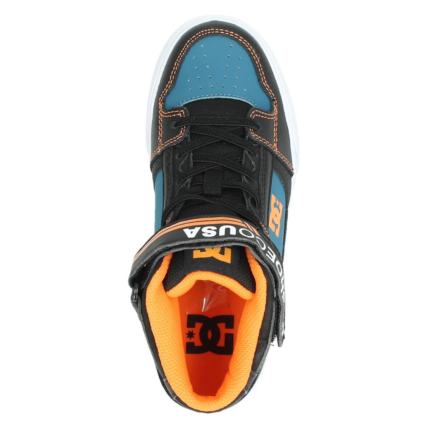 DC Pure High Top - Hoge sneakers voor jongens - Zwart - Nelson.nl