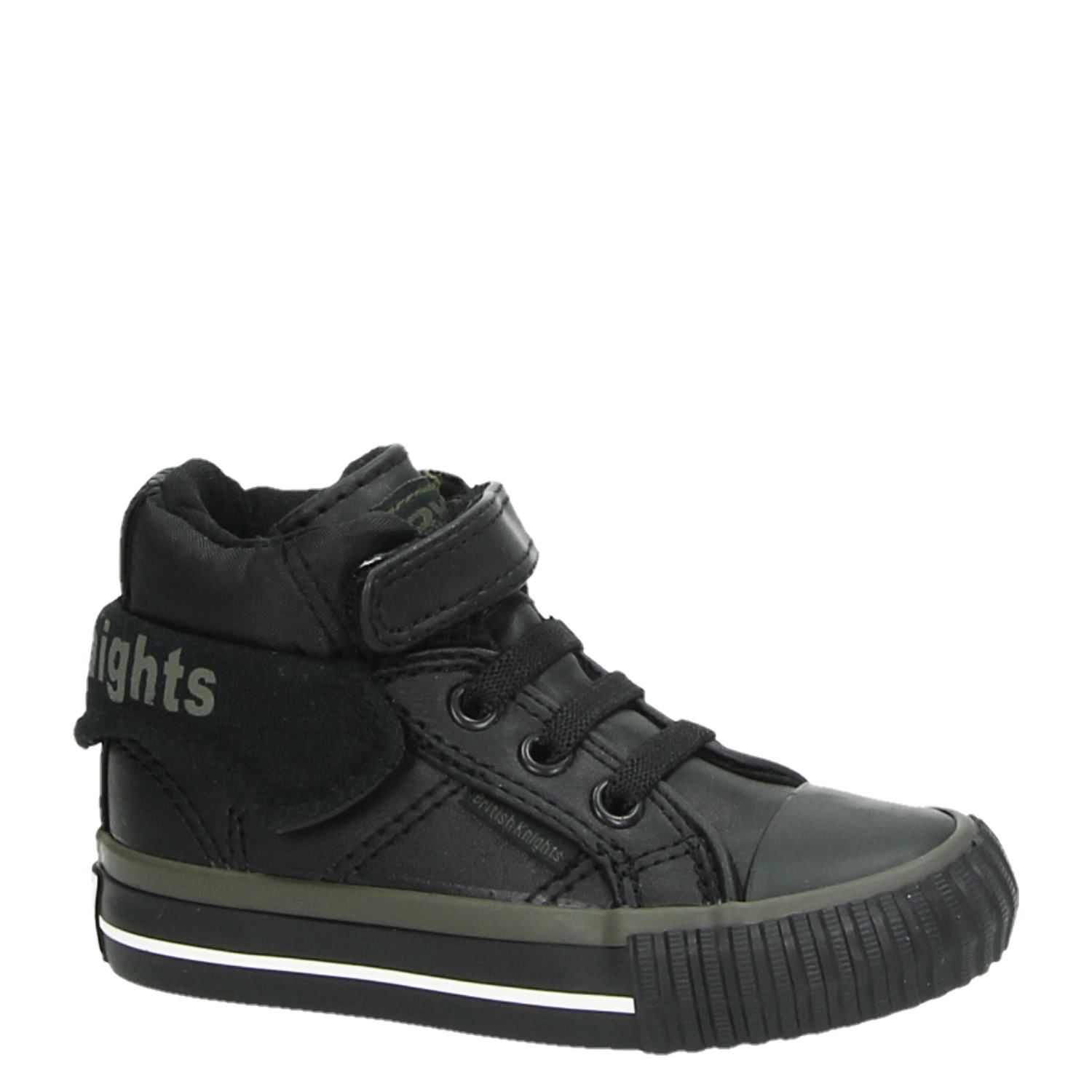 British Knights - Hoge sneakers voor jongens - Zwart - Shoemixx.nl