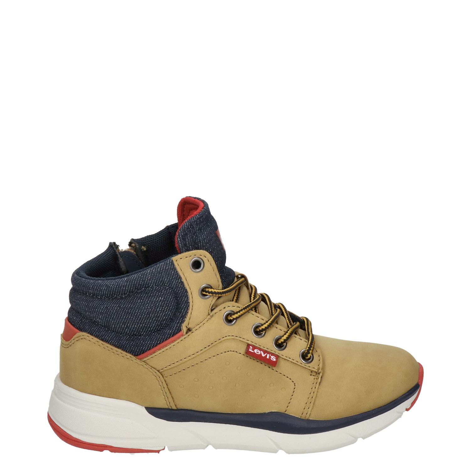 Levi's - Veterboots voor jongens - Bruin - Nelson.nl