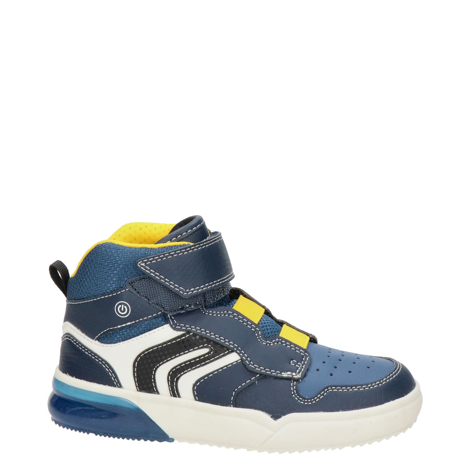Geox Grayjay - Hoge sneakers voor jongens - Blauw - Nelson.nl