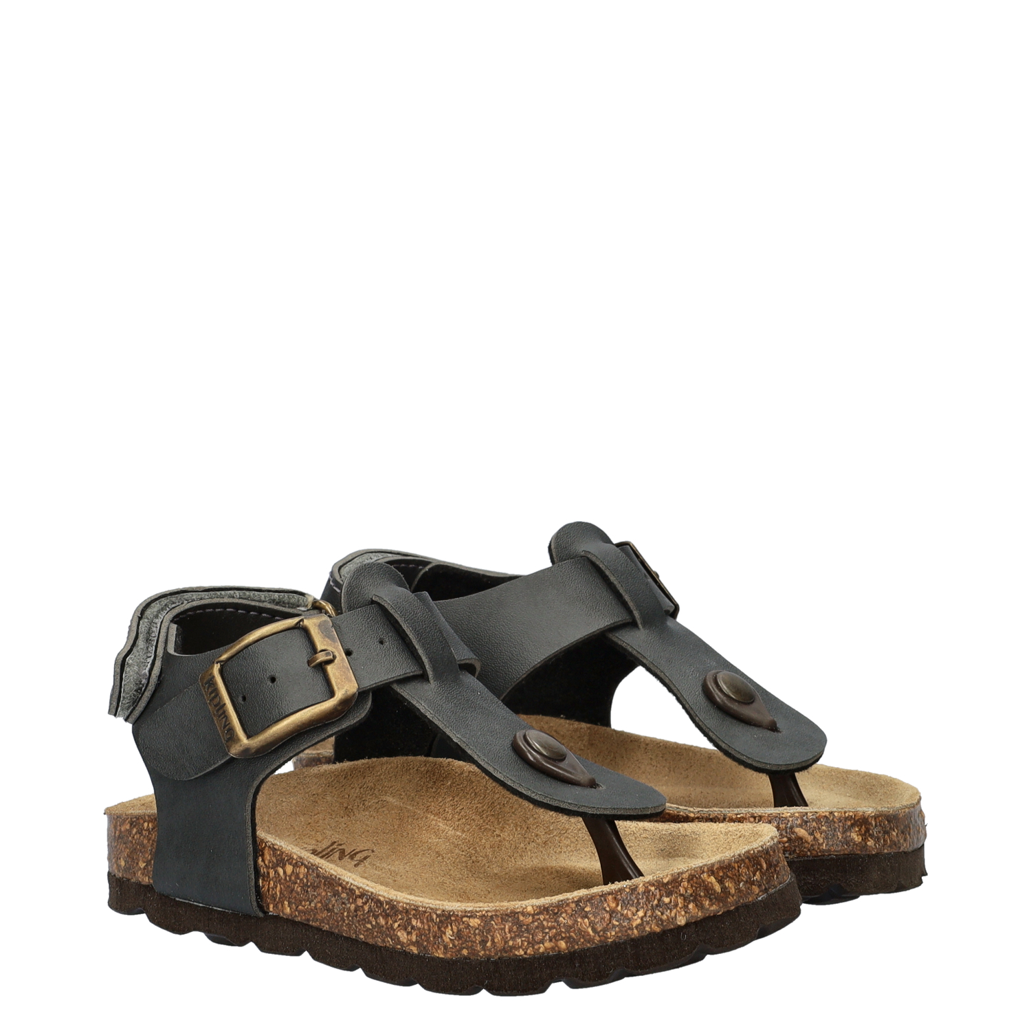 Kipling Juan 3 - Sandalen voor jongens - Grijs - Shoemixx.nl