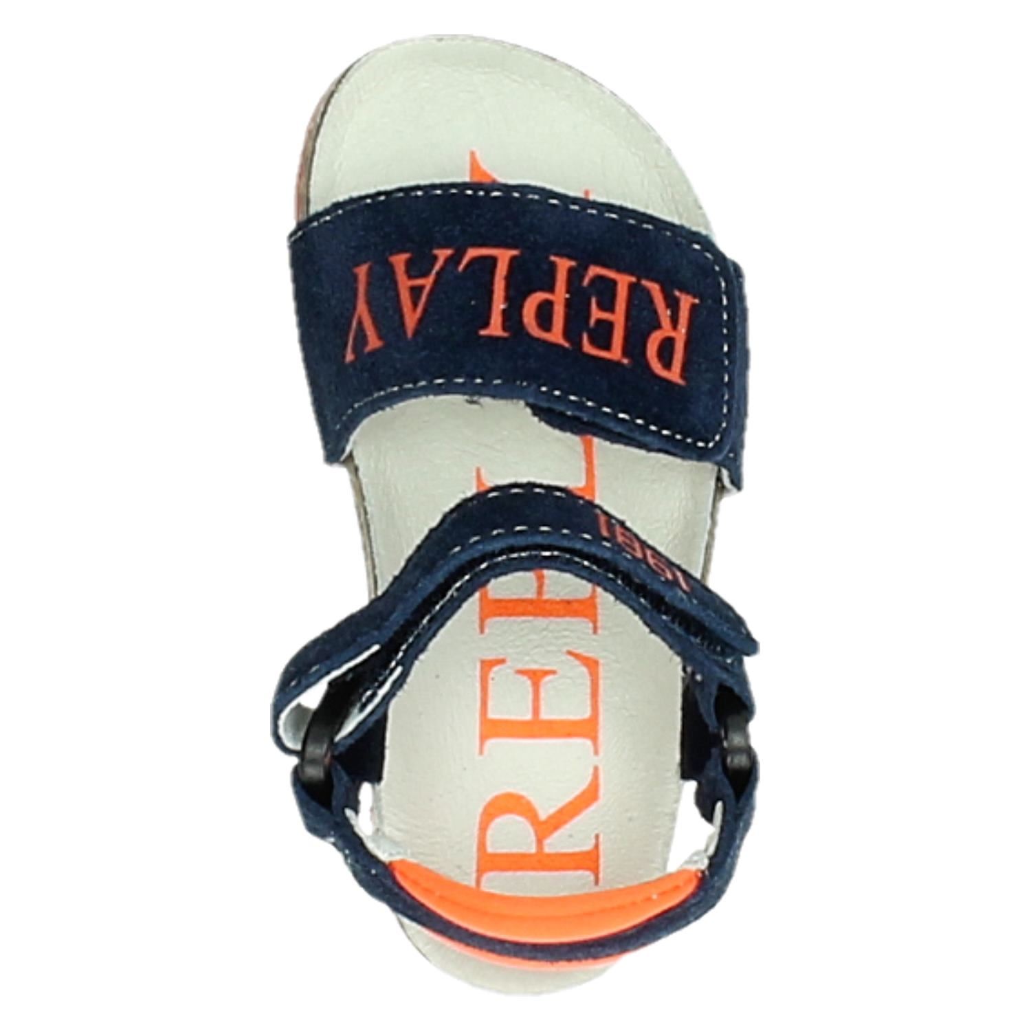 Replay - Sandalen voor jongens - Blauw - Nelson.nl