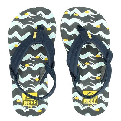 Reef Little Ahi Fish Slippers Blauw reef kopen in de aanbieding