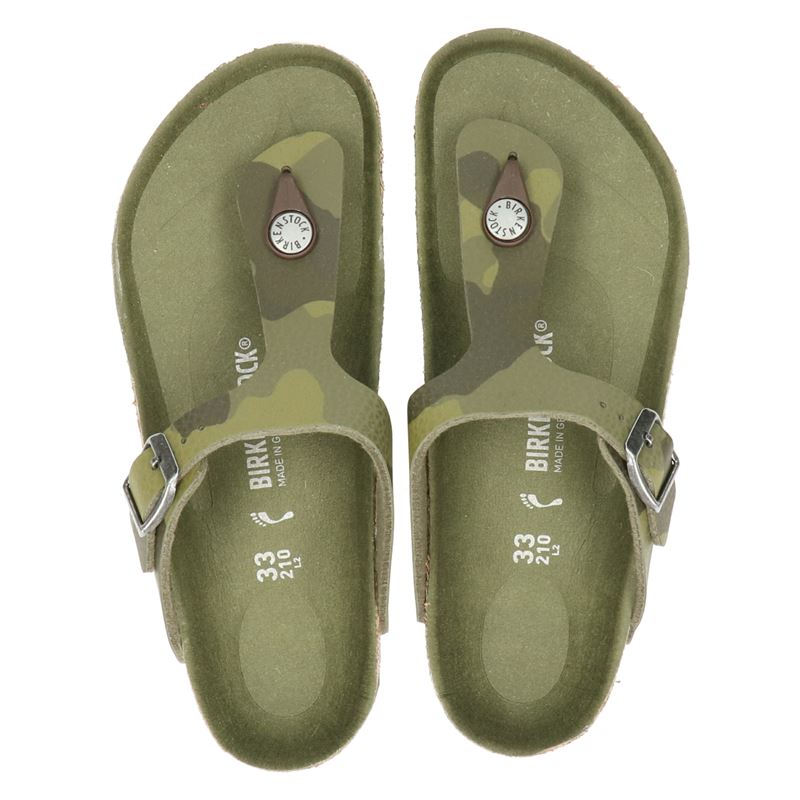 Birkenstock Gizeh - Slippers - Groen
