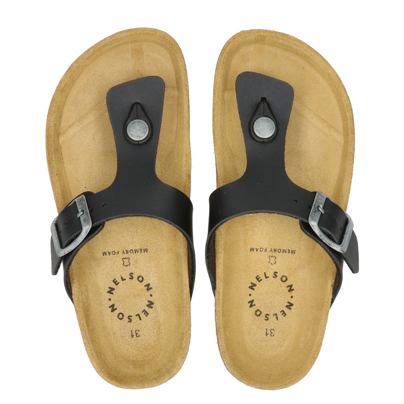 Nelson Kids - Slippers - Zwart