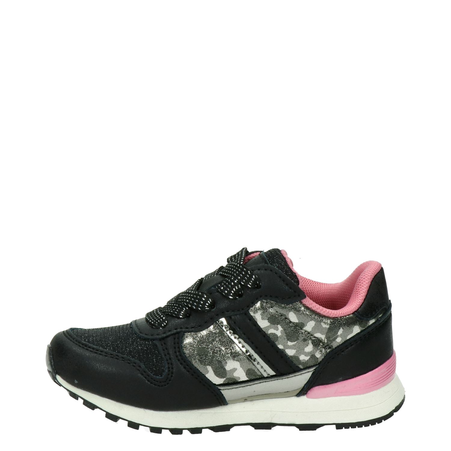 Nelson Kids - Lage sneakers voor meisjes - Zwart - Nelson.nl