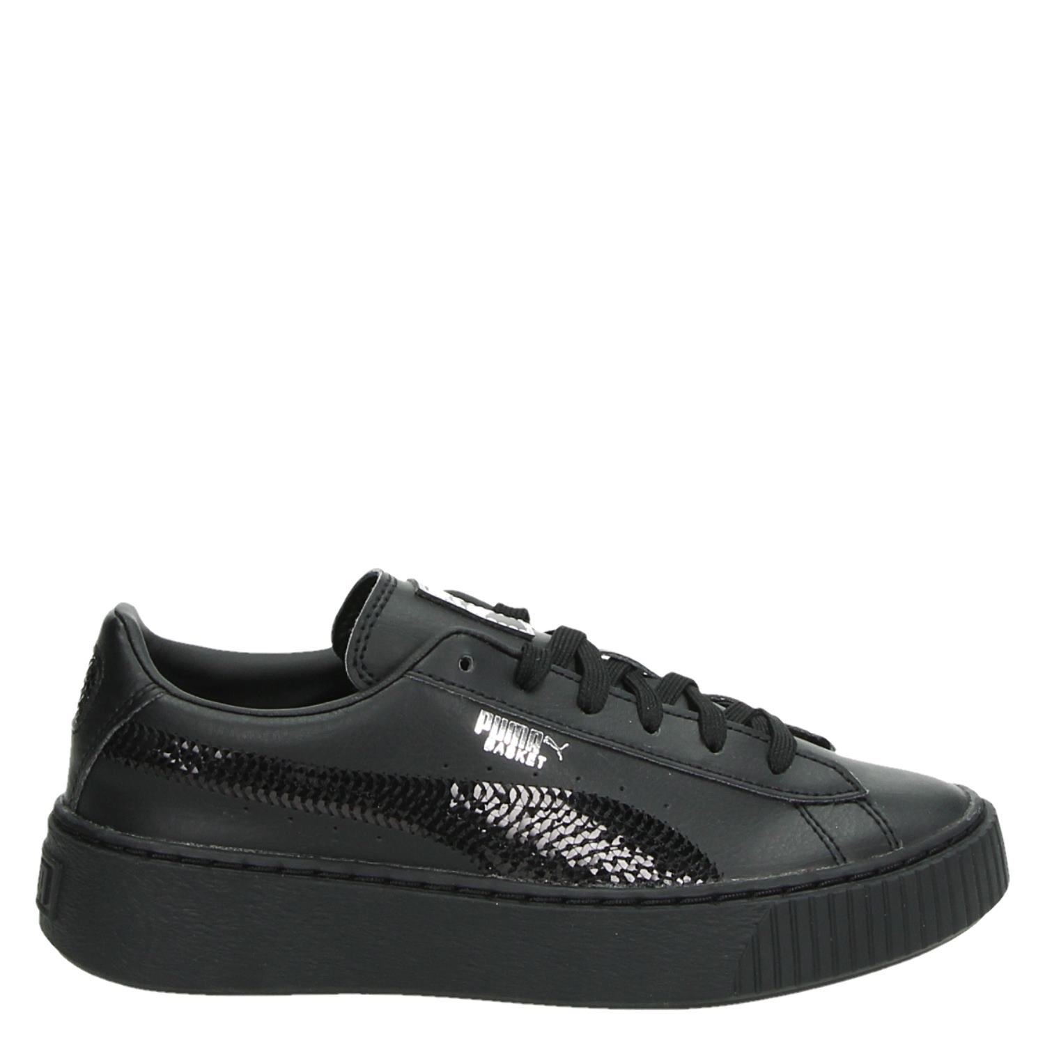 puma basket zwart puma basket zwart