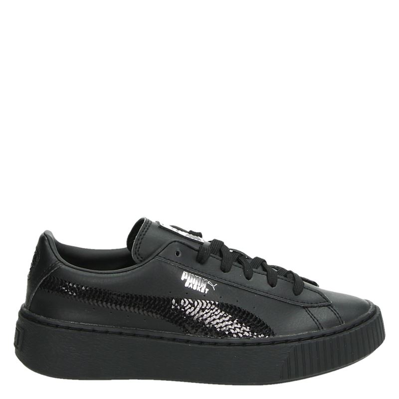 Puma Basket Platform Blin Lage Sneakers Zwart puma kopen in de aanbieding Puma Basket Platform Blin Lage Sneakers Zwart puma kopen in de aanbieding