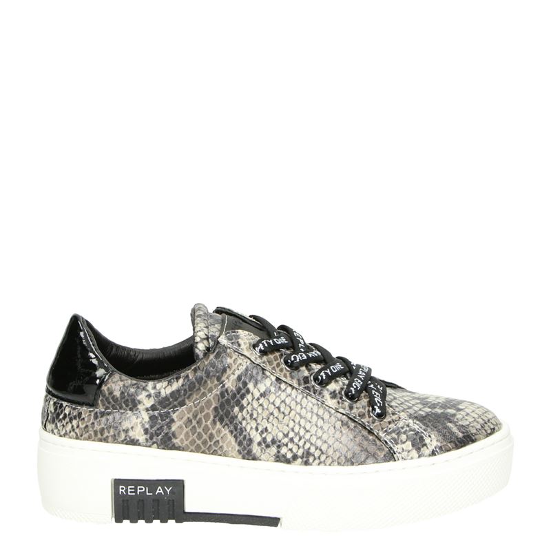 Replay Ginko - Lage sneakers - Bruin