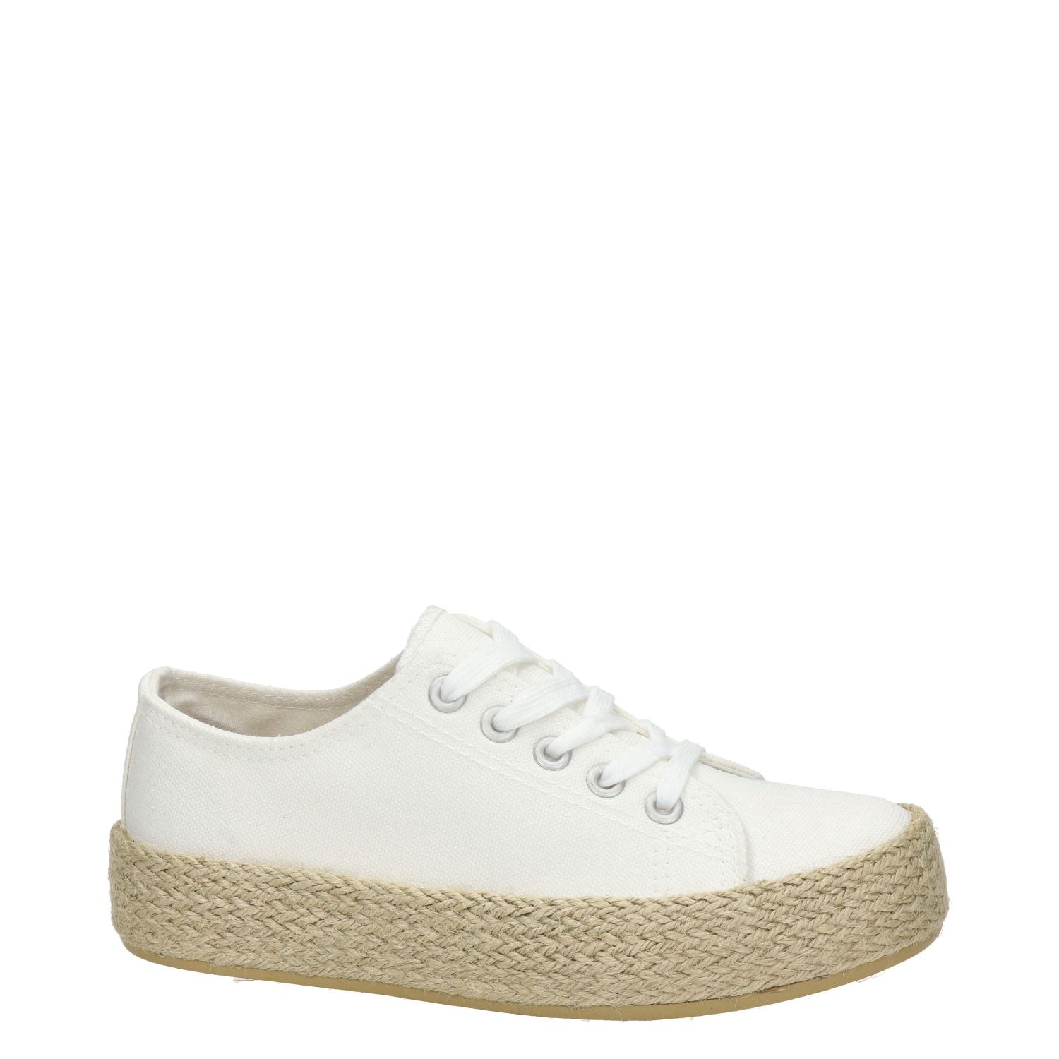 Nelson Kids - Platform sneakers voor meisjes - Wit - Nelson.nl