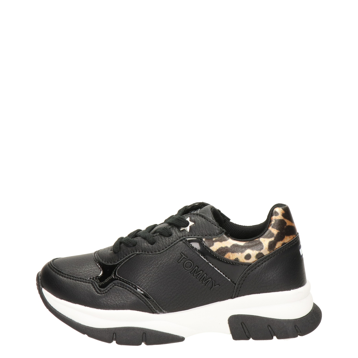 Tommy Hilfiger Khaled - Dad Sneakers voor meisjes - Zwart - Nelson.nl