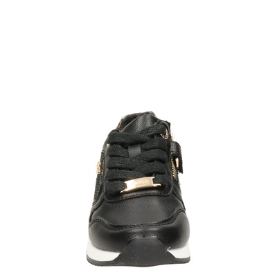 Mexx Eflin - Lage sneakers voor meisjes - Zwart - Nelson.nl