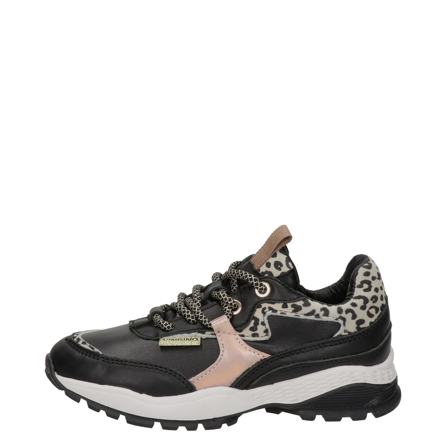 Vingino Mandy - Lage sneakers voor meisjes - Zwart - Shoemixx.nl