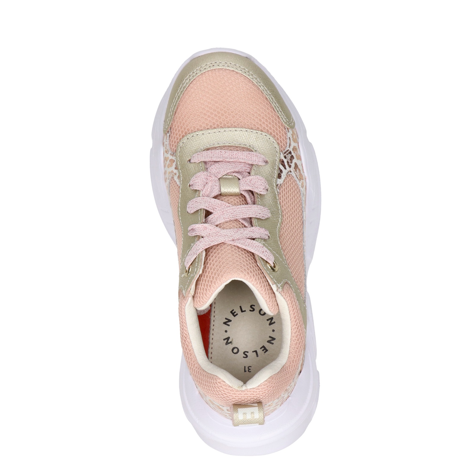 Nelson Kids - Lage sneakers voor meisjes - Roze - Shoemixx.nl