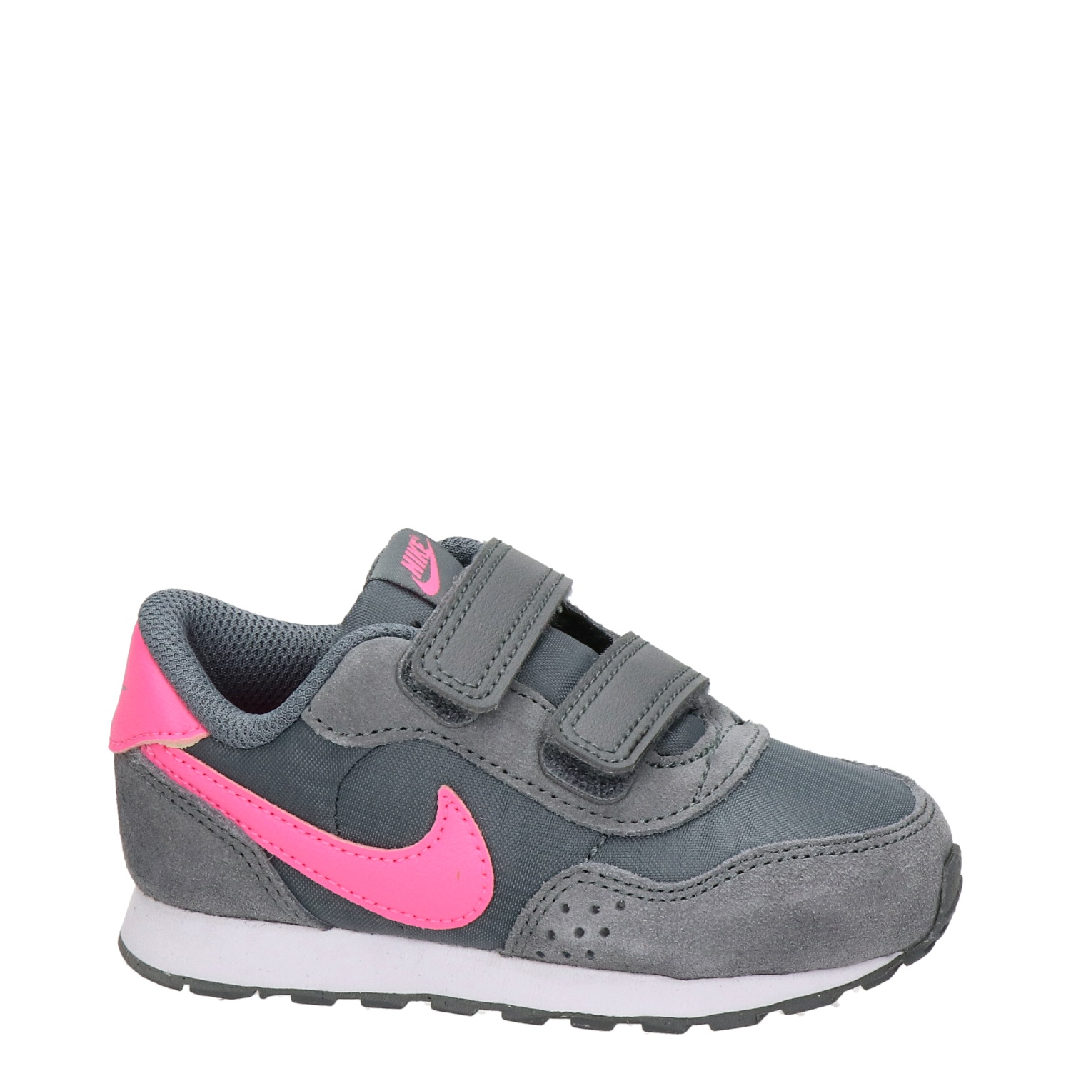 Nike MD Valiant - Klittenbandschoenen voor meisjes - Grijs - Shoemixx.nl