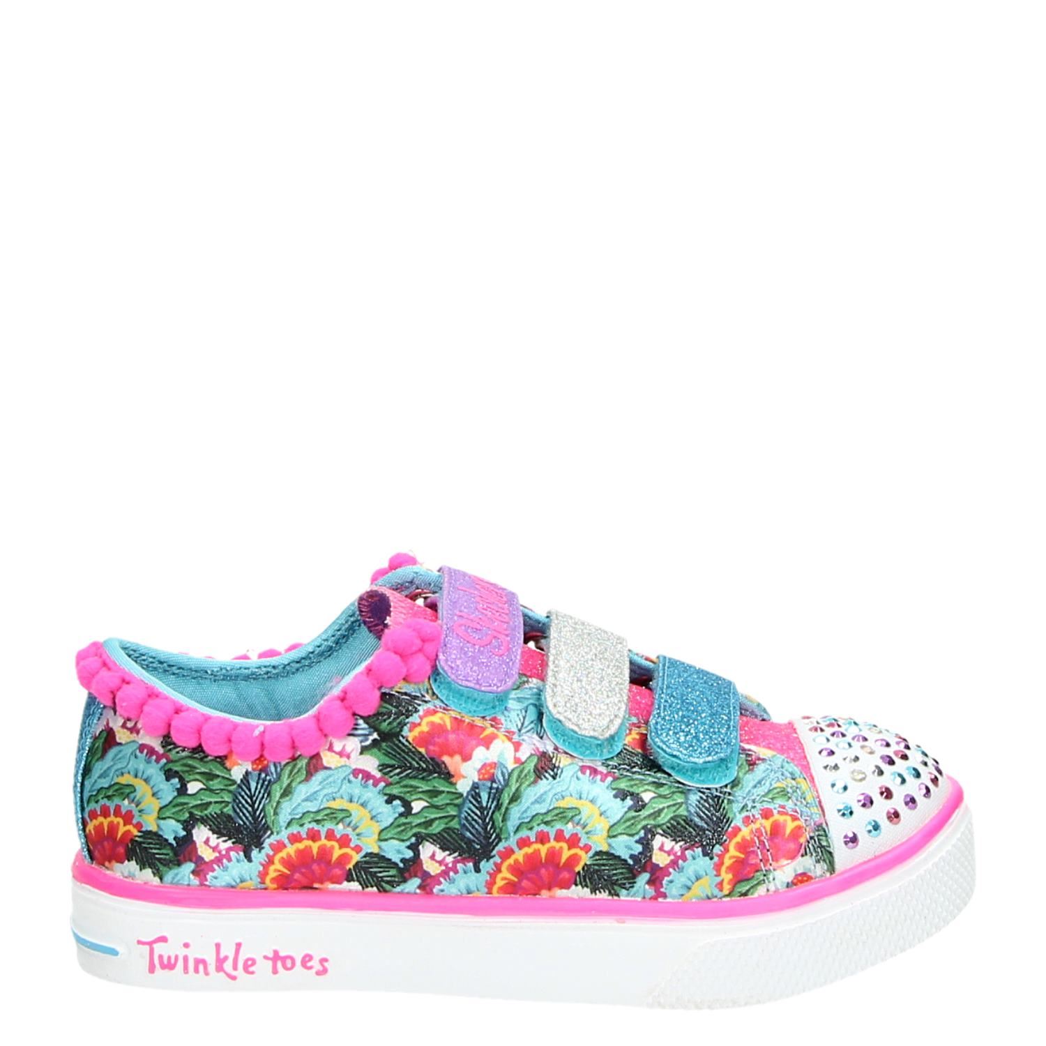 Skechers Twinkle Toes - Klittenbandschoenen voor meisjes - Multi - Nelson.nl
