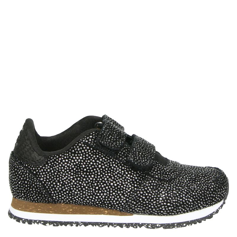Woden Wonder Sandra Pearl - Klittenbandschoenen - Zwart