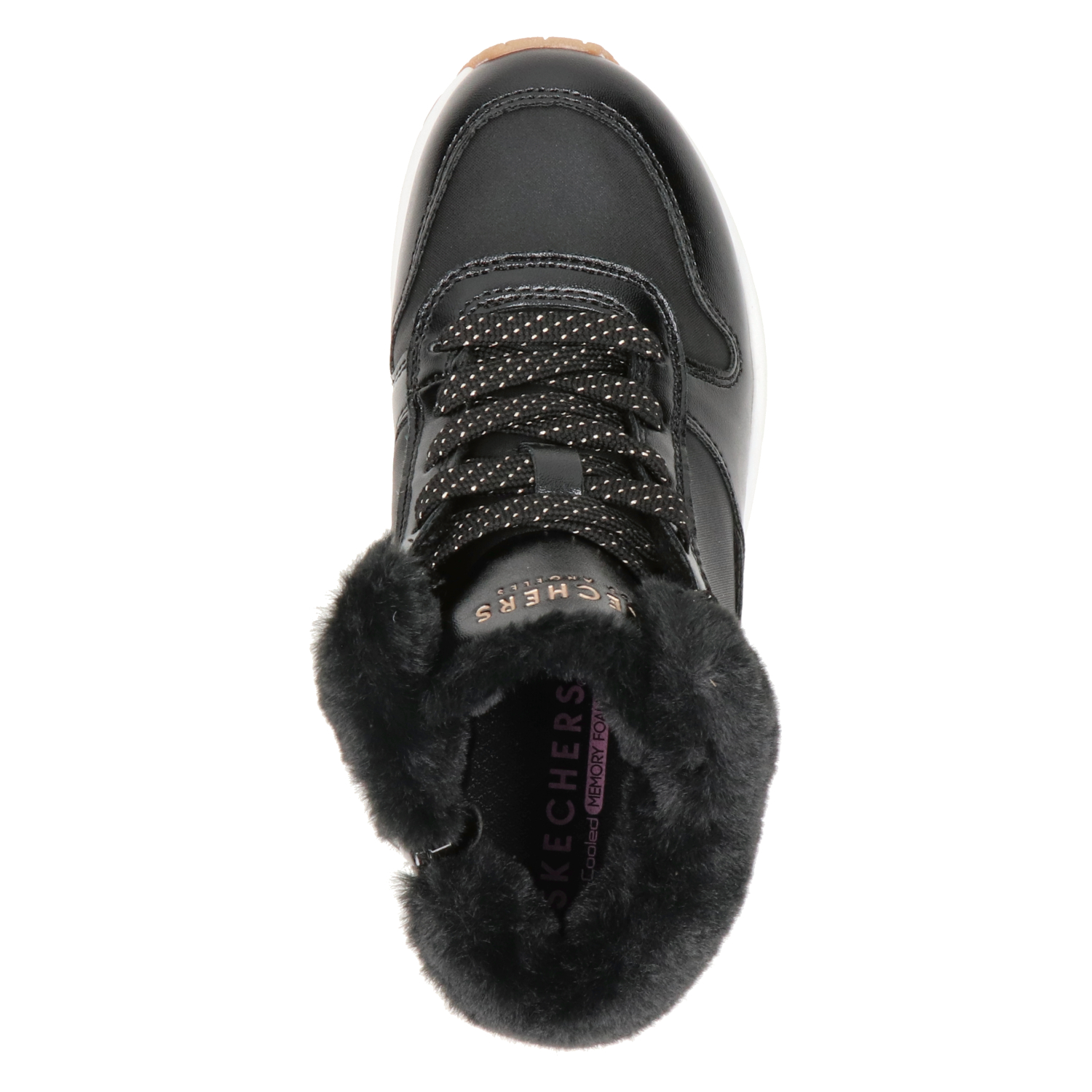 Skechers - Hoge sneakers voor meisjes - Zwart - Nelson.nl