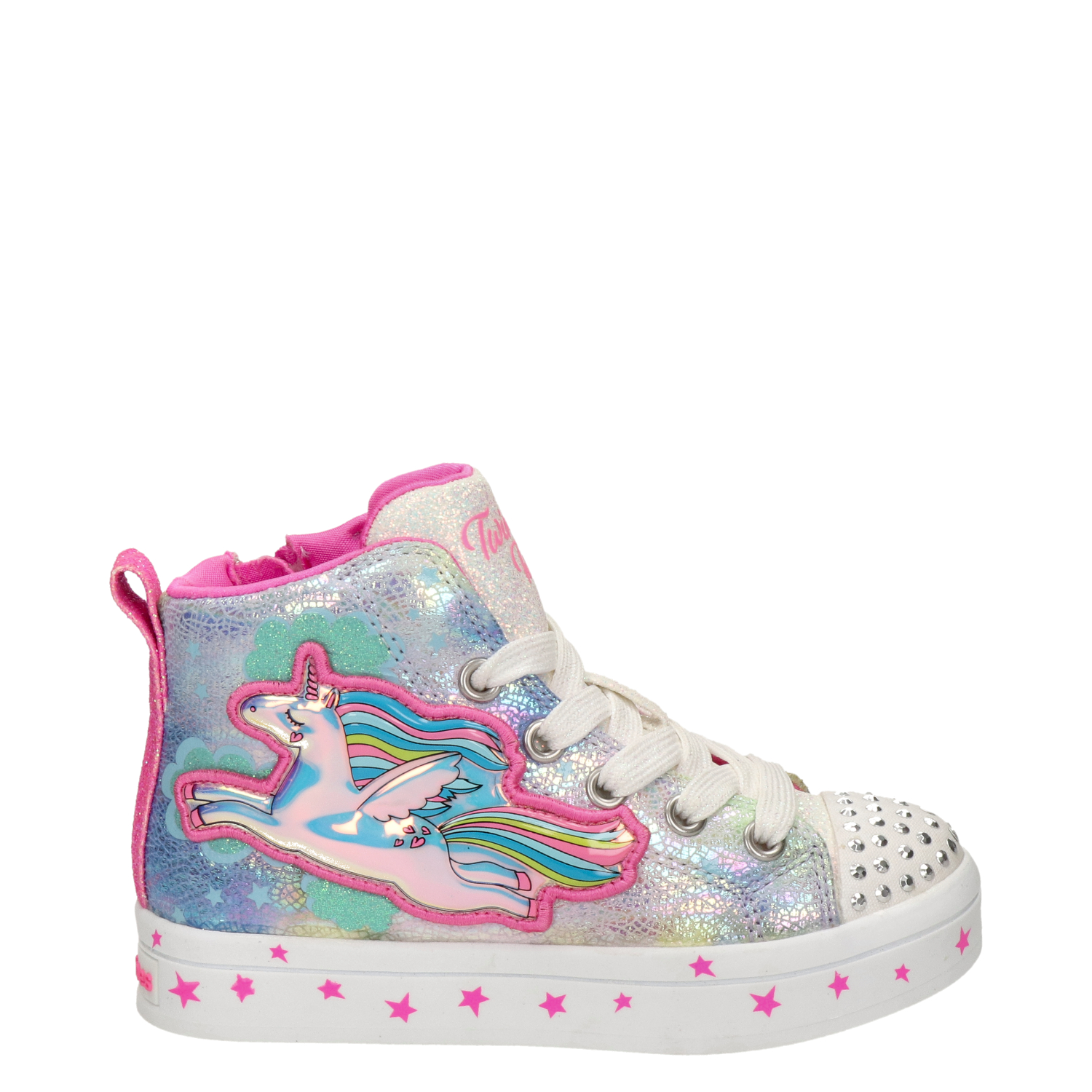 Skechers Twinkel Toes - Hoge sneakers voor meisjes - Multi - Nelson.nl
