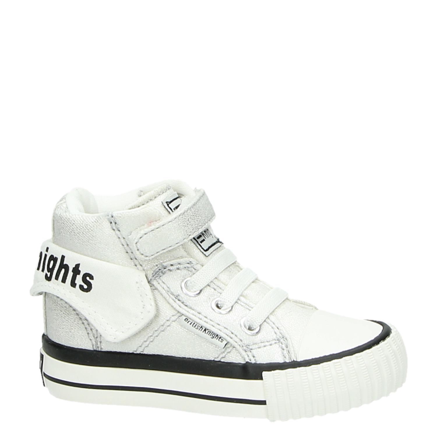 British Knights Roco - Hoge sneakers voor dames - Zilver - Shoemixx.nl